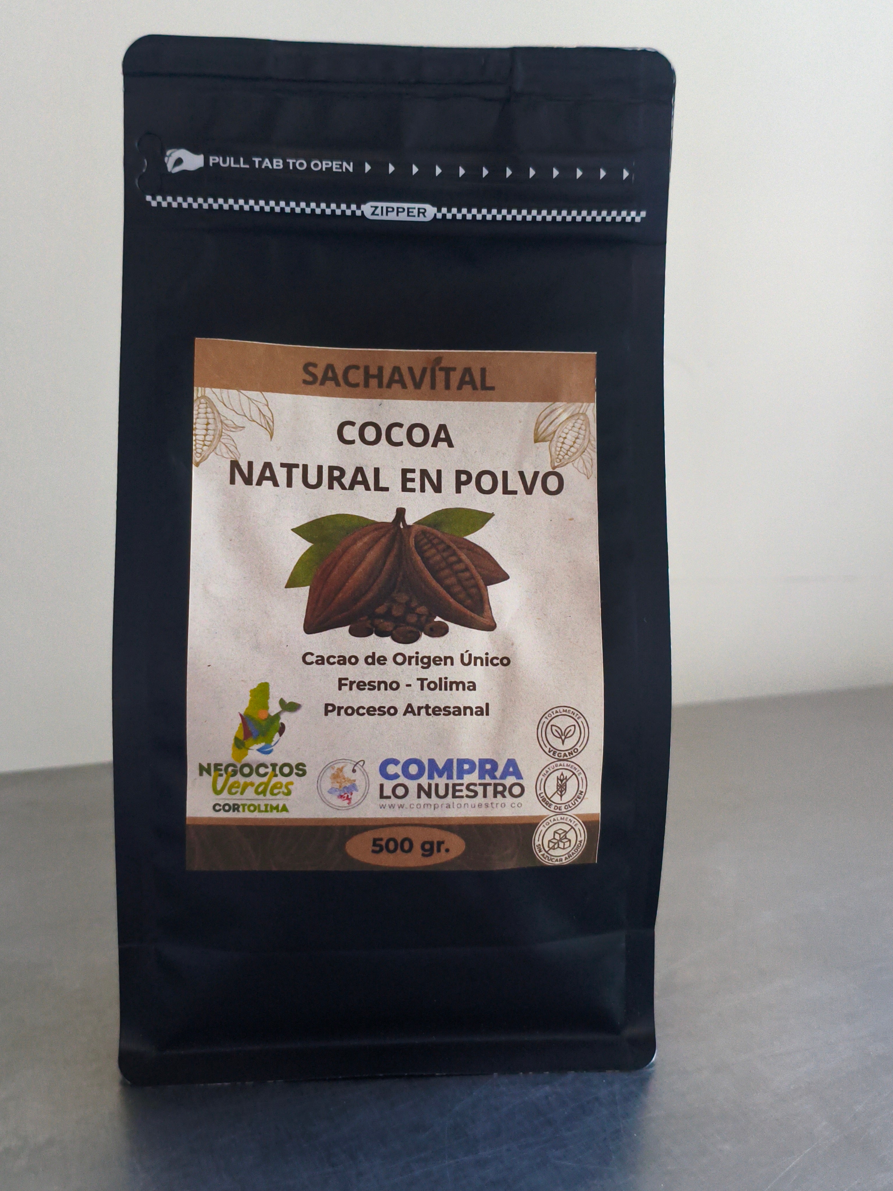 Cocoa Natural En Polvo X500g
