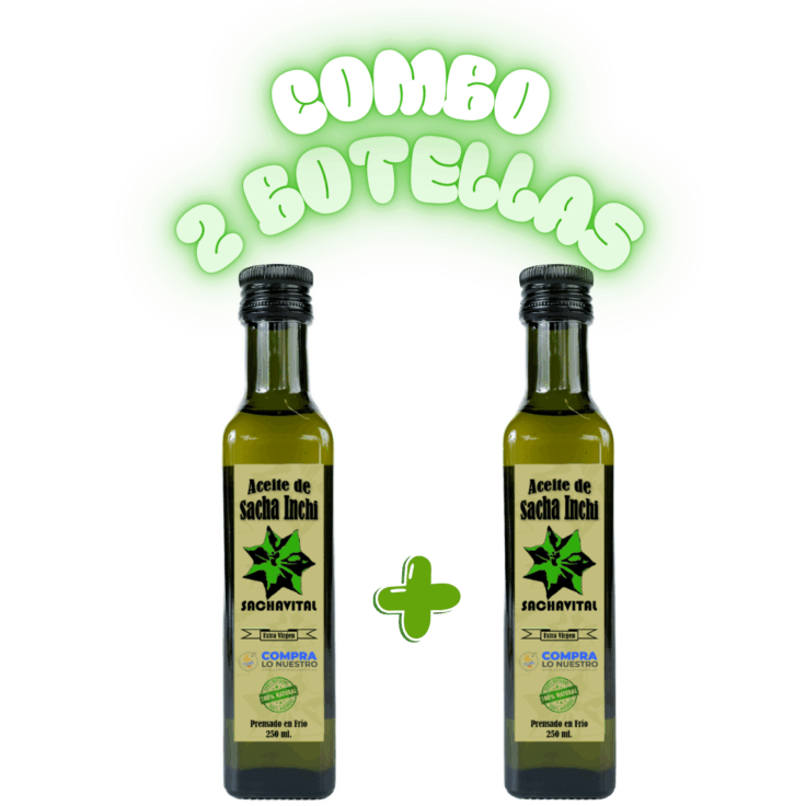 Combo 2 Aceites de sacha inchi 250 cc