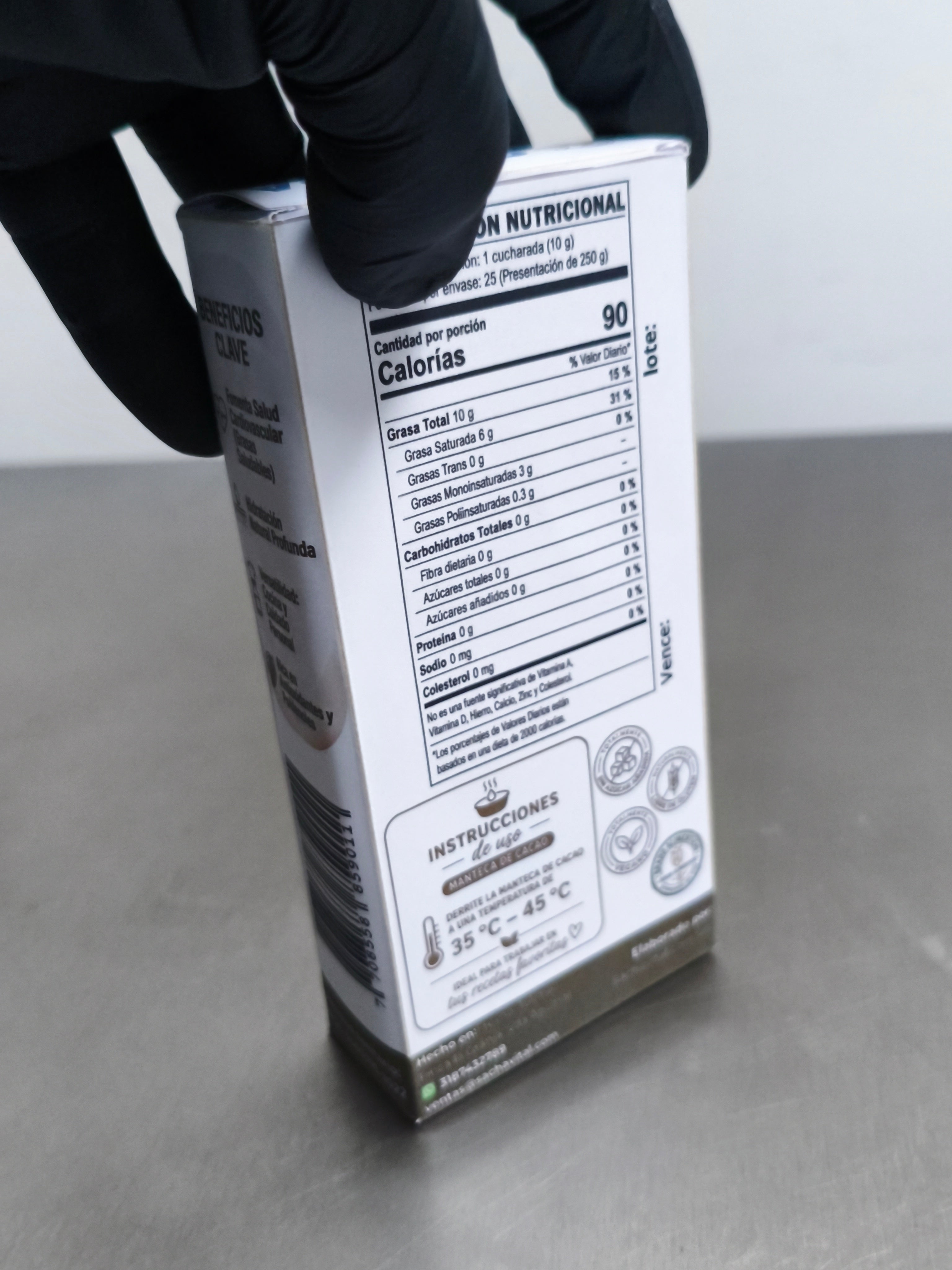 Manteca de cacao 250 gr
