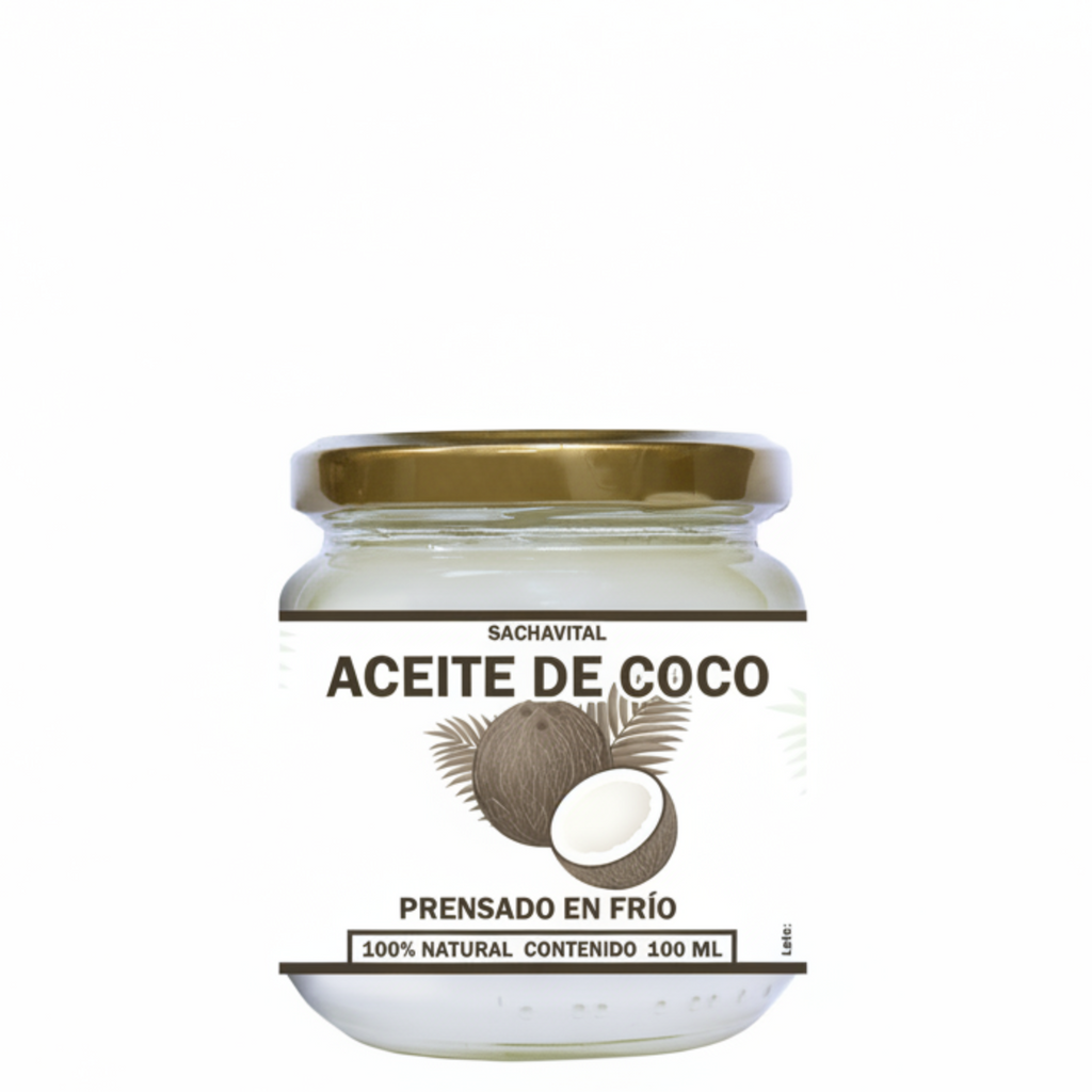 Aceite De Coco Prensado En Frio
