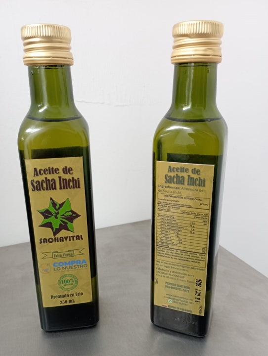 Aceite de sacha inchi 250 cc