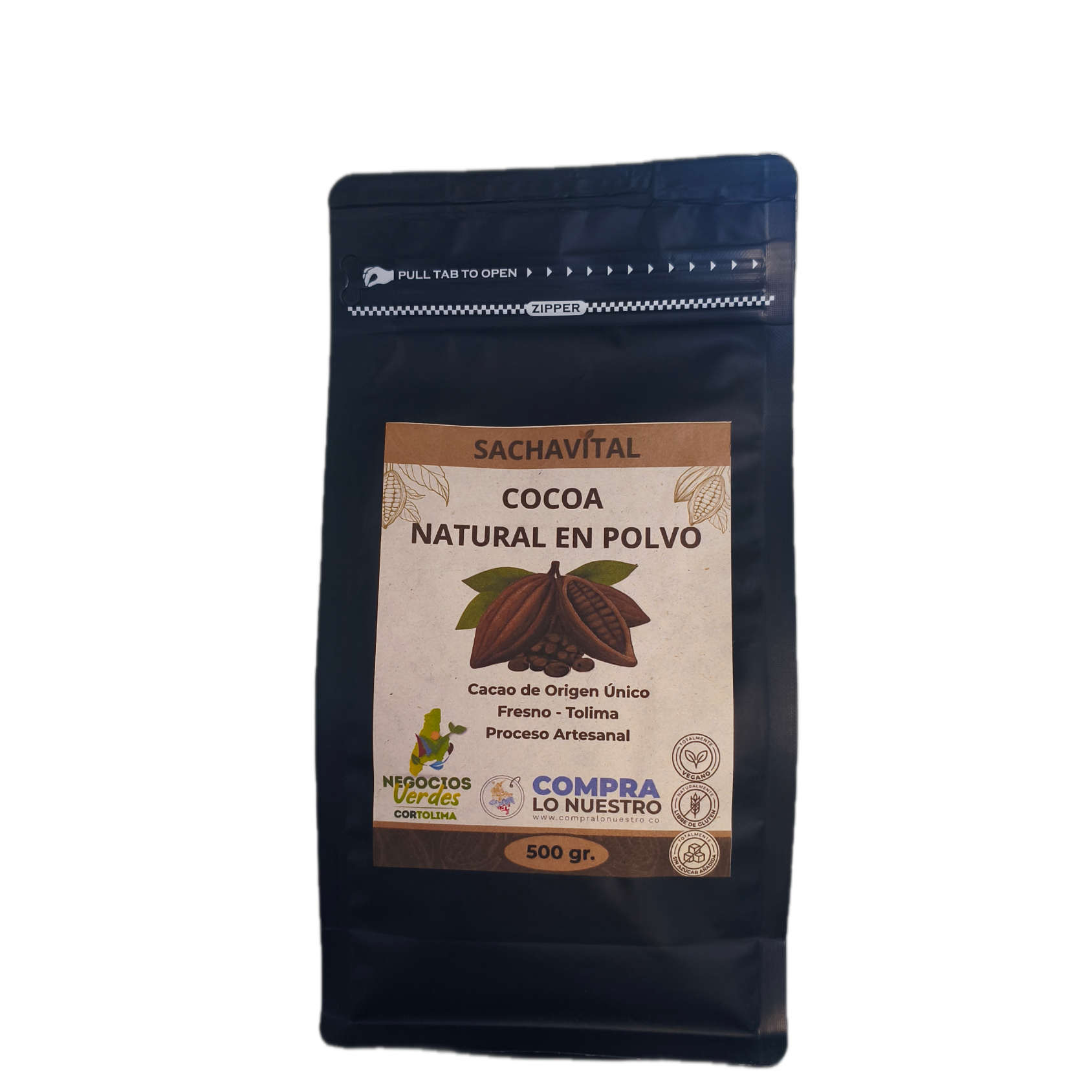 Cocoa Natural En Polvo X500g