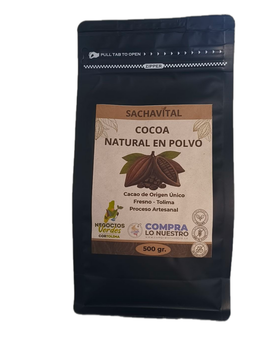 Cocoa Natural En Polvo X500g