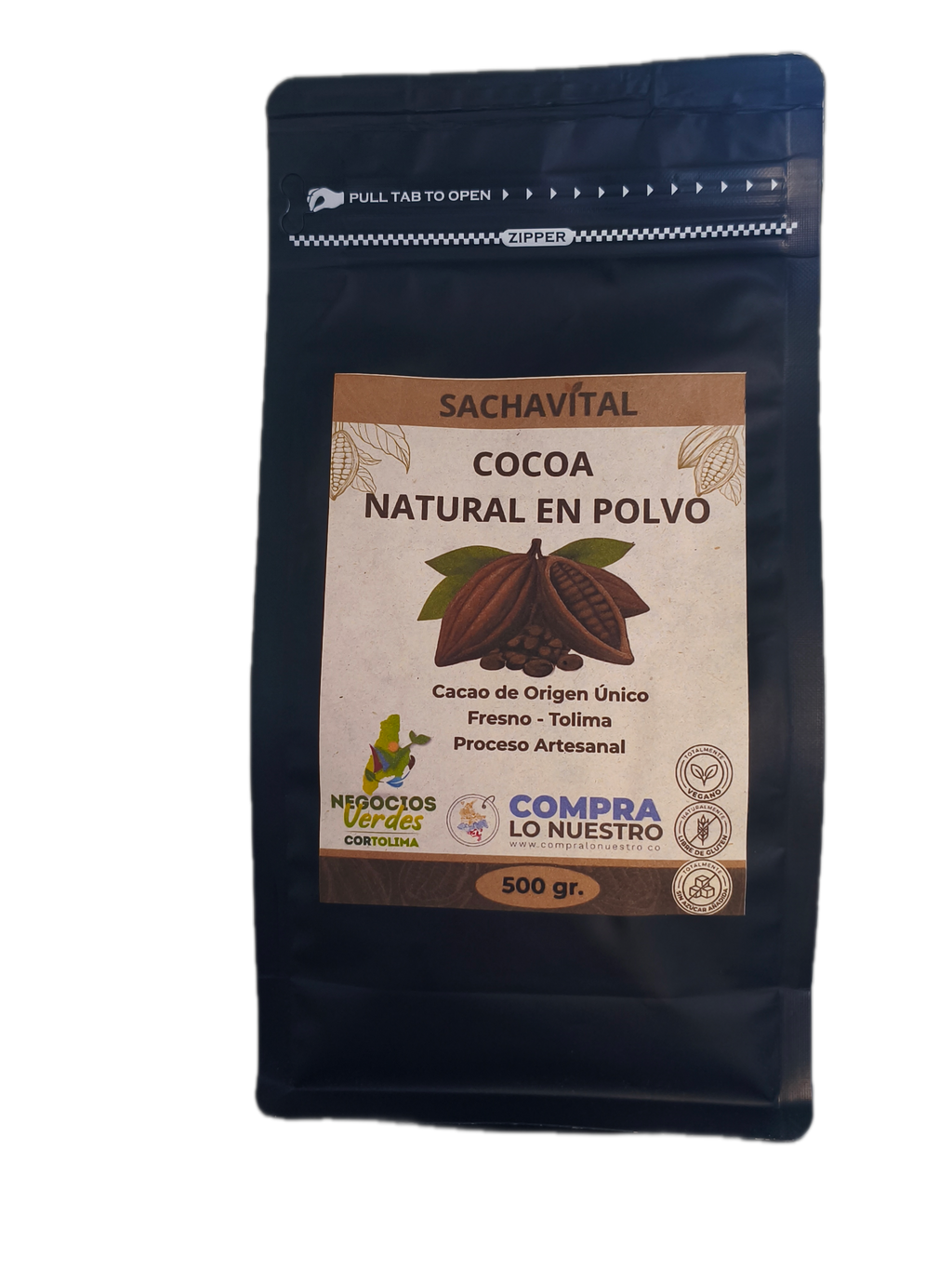 Cocoa Natural En Polvo X500g